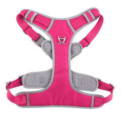 Dog harness OXFORD B size S pink grey