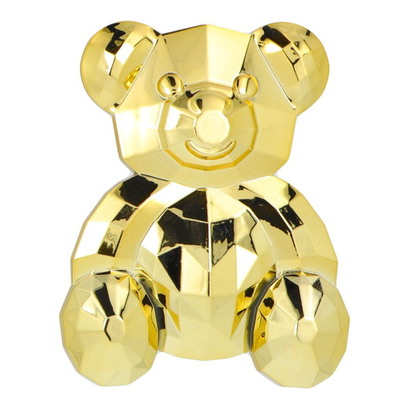 Phone stand BEAR - stick-on - gold