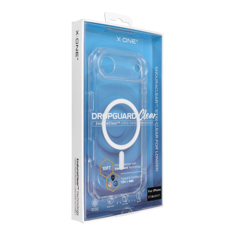 X-ONE Endura Clear Case (MagSafe compatible) - for Apple iPhone 17 Air transparent X-ONE Endura Clear Case (MagSafe compatible) - for Apple iPhone 17 Air transparent