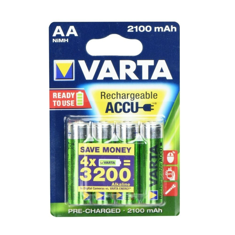 VARTA rechargeable battery R6 (AA) 2100 mAh 4 pcs