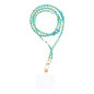 STONE Phone lanyard, Phone pendant / cord length 82cm (41cm in the loop) / on neck - turquoise