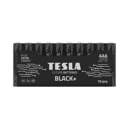 TESLA alkaline battery R3 (AAA) BLACK+ [10x72] 10 pcs