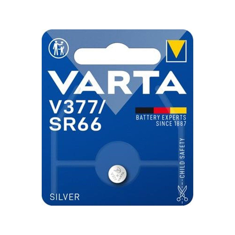 VARTA silver battery V377 / SR66 24mAh 1,55V 1 pcs