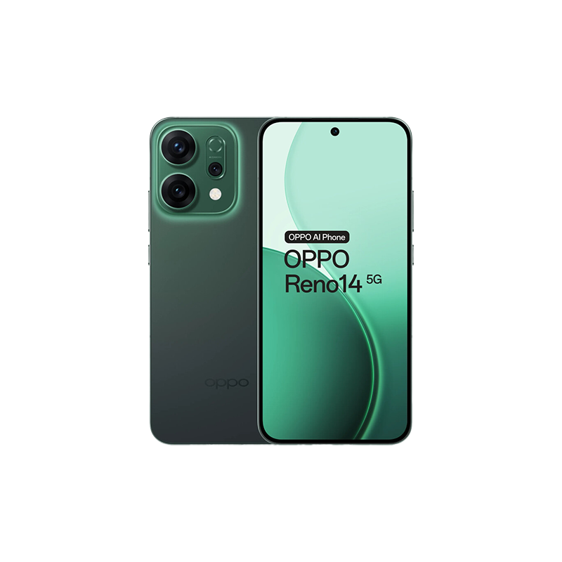 Oppo Reno14 5G Dual Sim 12GB RAM 256GB - Luminous Green