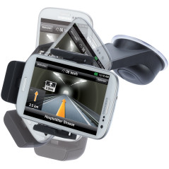 iGrip T5-30500 Universal Micro USB Halterung+Dock für alle Smartphones mit Micro-USB Anschluss unten (Breite 48-81 mm)