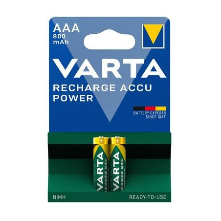 AAA-Size Micro-Akku Varta 800 mAh (2er-Pack)