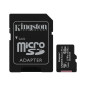 Kingston Speicherkarte microSD 64GB inkl. SD-Adapter (100MB/s.)