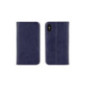 FLIPCASE WALLET ECHTLEDER navyblau für Apple iPhone 12 mini
