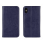 FLIPCASE WALLET ECHTLEDER navyblau für Apple iPhone 12| iPhone 12 Pro