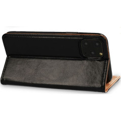 FLIPCASE ECHTLEDER schwarz für Xiaomi Mi 12/12X