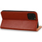 FLIPCASE ECHTLEDER braun für Apple iPhone 14 Pro Max