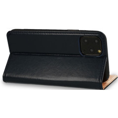 FLIPCASE ECHTLEDER navyblau für Apple iPhone 14 Pro Max