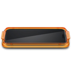 TEMPERED GLASS Spigen ALM GLASS FC 2-PACK IPHONE 15 PRO MAX BLACK