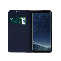 FLIPCASE ECHTLEDER navyblau für Xiaomi Redmi Note 12 4G