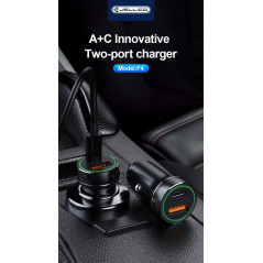 KFZ POWER-ADAPTER USB-A/USB-C JELLICO 20W PD / QC3.0