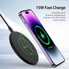 Inductive Charging Pad DUZZONA 15W black
