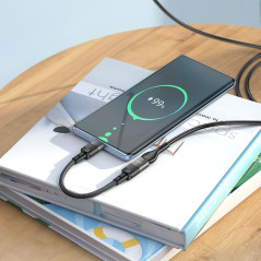 Adapter Lightning female / USB-C male HOCO U107 0