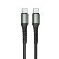 CABLE USB-C - USB-C 100cm Jellico Premium Braided B10 60W