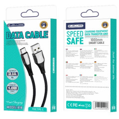 CABLE USB-A - USB-C 100cm Jellico Premium Braided B18 3.1A