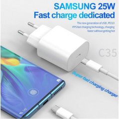 CHARGER USB-C 25W JELLICO EU25 white