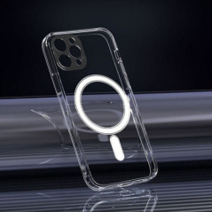 CLEAR MAG COVER (MID) case compatible with MagSafe for SAMSUNG A36 transparent