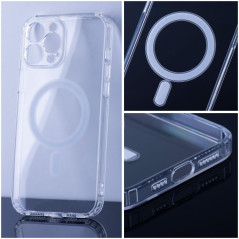 BACK-CASE transparent MagSafe-kompatibel mit Kamera-Schutz für SAMSUNG Galaxy A56