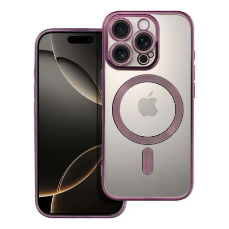 ELECTRO MAG COVER case compatible with MagSafe for IPHONE 16 Pro deep purple