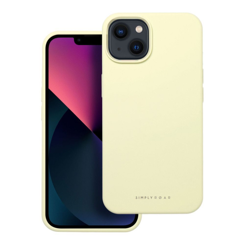 ROAR case CLOUD SKIN for IPHONE 13 Light Yellow ROAR case CLOUD SKIN for IPHONE 13 Light Yellow