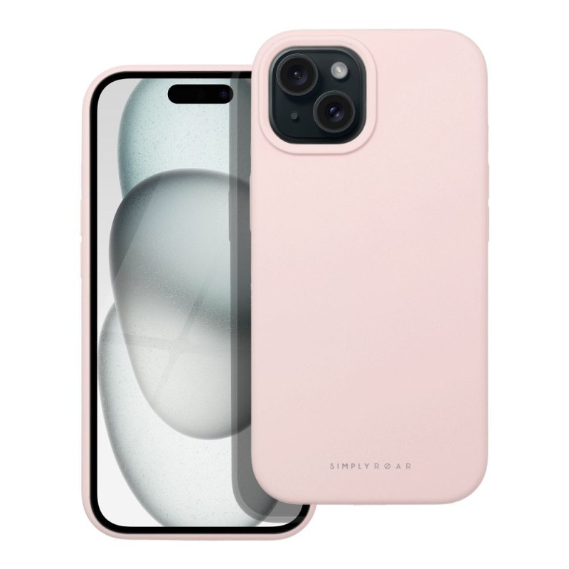 ROAR case CLOUD SKIN for IPHONE 15 Light Pink ROAR case CLOUD SKIN for IPHONE 15 Light Pink