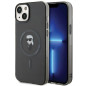 KARL LAGERFELD case for IPHONE 15 Plus KLHMP15MHFCKNOK (Ikonik + MAG) black