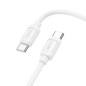 Cable USB C to USB C Hoco PD 5A 240W 1 m X115 white