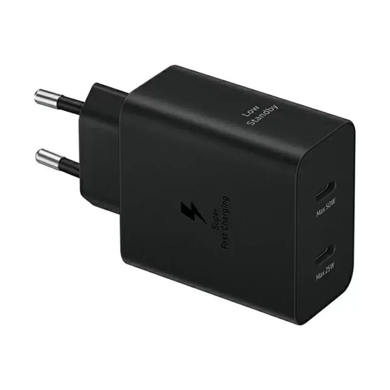 SAMSUNG original charger Type C + cable Type C  to Type C PD 3A 50W EP-T5020XBEGEU black blister