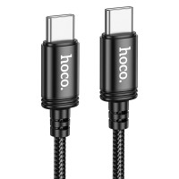 Cable USB C to USB C Hoco 3A 60W 3 m X91 black