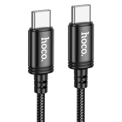 Cable USB C to USB C Hoco 3A 60W 3 m X91 black