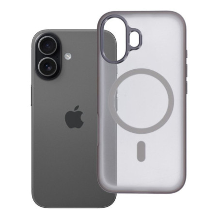 Case for iPhone 17 Flexline Mag Cover compatible with MagSafe gray