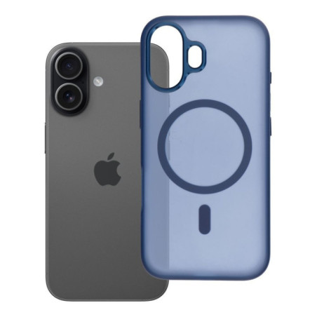 Case for iPhone 17 Flexline Mag Cover compatible with MagSafe navy blue