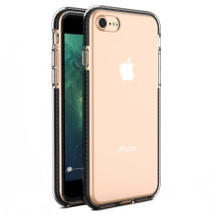 TPU CASE 2WAY PREMIUM schwarz/transparent für Apple iPhone 7 / 8 / SE 2020 / SE 2022