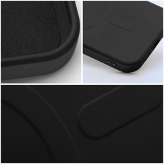 SILIKON-CASE MagSafe-kompatibel schwarz für Apple iPhone 15 Plus