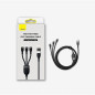 6in1-Kabel USB-C+USB-A --- USB-C+Lightning+microUSB 20W 100cm BASEUS