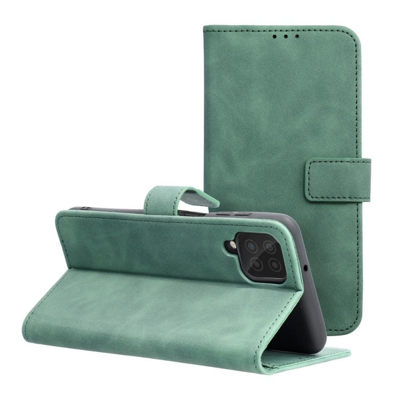 Flip case for Samsung A12 / M12 Tender Book green