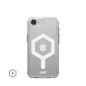 UAG Urban Armor Gear case PLYO compatible with MagSafe for IPHONE 16e ice/white
