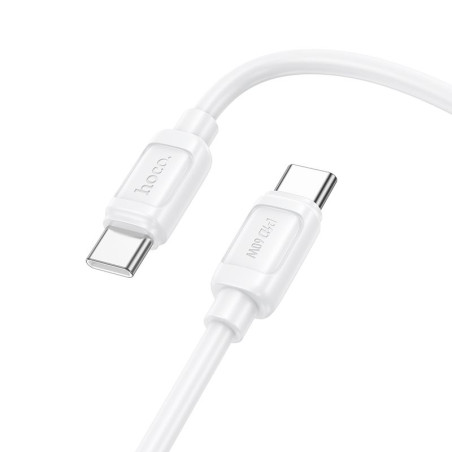 Cable USB C to USB C Hoco PD 5A 240W 1 m X115 white