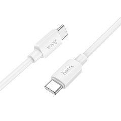Cable USB C to USB C Hoco 3A 60W 1 m X96 white