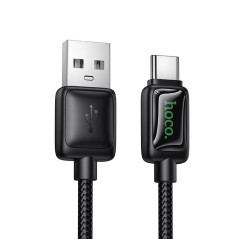 Cable with LCD USB A to USB C Hoco 3A 1