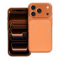 Case for iPhone 16 PRO Make 17 compatible with MagSafe orange