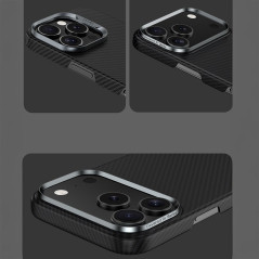 Back-Case Magnetic Armot KEVLAR Metal Frame black für APPLE iPhone 17