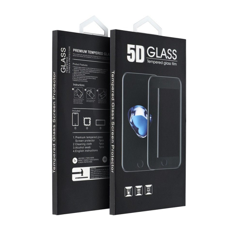 5D Full Glue Tempered Glass - for Samsung Galaxy A23 5G black