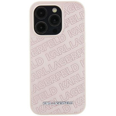 KARL LAGERFELD case for IPHONE 15 Plus KLHCP15MPQKPMP (Quilted Pattern) pink