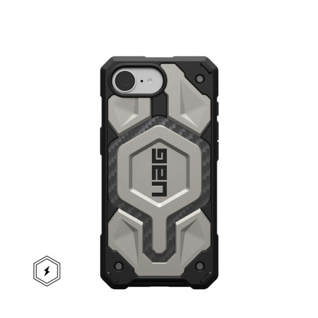 UAG Urban Armor Gear case MONARCH PRO compatible with MagSafe for IPHONE 16e titanium