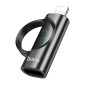 Adapter Lightning to USB C Hoco PD 2,4A 27W with display UA32B black Adapter Lightning to USB C Hoco PD 2,4A 27W with display UA32B black